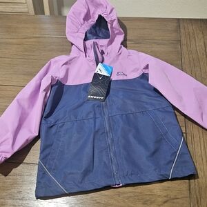 Snozu Pink and Blue Hooded Jacket